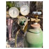 Oxy-Acetylene Welding Gas Cylinders with Regulators & Hoses and Welding Masks
