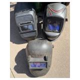 Oxy-Acetylene Welding Gas Cylinders with Regulators & Hoses and Welding Masks