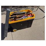 Rolling Tool Box With Assorted Hand Tools