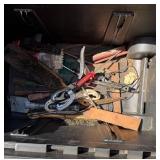 Rolling Tool Box With Assorted Hand Tools