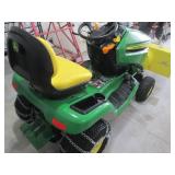 John Deere X330 Lawn Tractor with 44in Snowblower Attachment