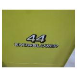 John Deere X330 Lawn Tractor with 44in Snowblower Attachment