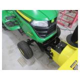 John Deere X330 Lawn Tractor with 44in Snowblower Attachment