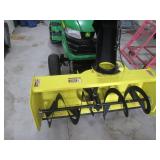 John Deere X330 Lawn Tractor with 44in Snowblower Attachment