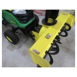 John Deere X330 Lawn Tractor with 44in Snowblower Attachment