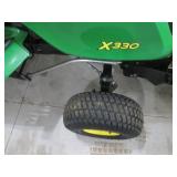 John Deere X330 Lawn Tractor with 44in Snowblower Attachment