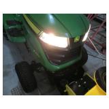 John Deere X330 Lawn Tractor with 44in Snowblower Attachment