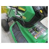 John Deere X330 Lawn Tractor with 44in Snowblower Attachment