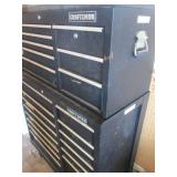 Craftsman 2-Stack Ball-Bearing Tool Chest Cabinet on Wheels