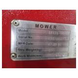 Rotary Mower Deck - Model MOWER for Tractor, PTO Driven, Red/Yellow