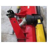Rotary Mower Deck - Model MOWER for Tractor, PTO Driven, Red/Yellow