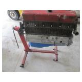 Chevrolet 350 Small-Block V8 Engine on Engine Stand - Cast Iron Block