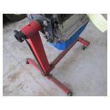 Chevrolet 350 Small-Block V8 Engine on Engine Stand - Cast Iron Block