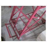 Mobile Scaffold Tower on Wheels - Steel Frame, A-Frame Construction