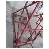 Mobile Scaffold Tower on Wheels - Steel Frame, A-Frame Construction