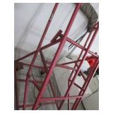 Mobile Scaffold Tower on Wheels - Steel Frame, A-Frame Construction