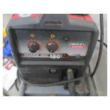 Lincoln Electric Power MIG 180 Welder with Gas Cylinders & Manual