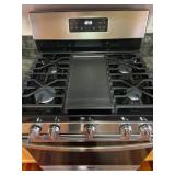GE Gas Range with Steam Clean Oven - 5-Burner, Stainless Steel