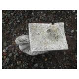 Swan Concrete Bird Bath Pedestal Sculpture