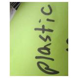 Lantern Post with Brick-Pattern Stone Column and Metal Solar Lantern Top