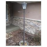 Ornate 3-Tier Stone Garden Fountain with Large Round Basin