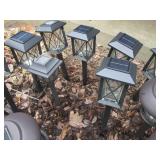 Solar-Powered Outdoor Garden Lights - Lantern-Style & Round Dome Stakes