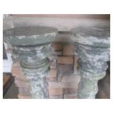 Stone Balusters Pair - Marble or Granite -