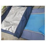 Blue Hammock with Stand - Portable Outdoor Lounge