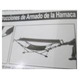 Blue Hammock with Stand - Portable Outdoor Lounge