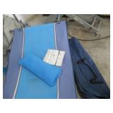 Blue Hammock with Stand - Portable Camping Bed & Pillow