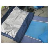 Blue Hammock with Stand - Portable Camping Bed & Pillow