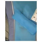 Blue Hammock with Stand - Portable Camping Bed & Pillow