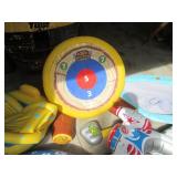 Inflatable Pool Floats - Shark Ring, Dolphin Ring, Target Ring, Paw-Print Ring