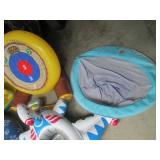 Inflatable Pool Floats - Shark Ring, Dolphin Ring, Target Ring, Paw-Print Ring