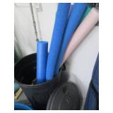 Pool & Beach Toys - Blue Life Vest, Rainbow Donut Float, Beach Ball, Noodles