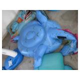 Intex Pool Floats - Assorted Inflatables: Large Blue Sea-Creature Raft & Rings