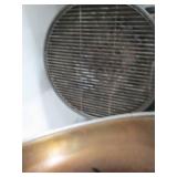 Thermos Round Charcoal Grill Dome Kettle on Stand with Wheels