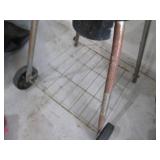 Thermos Round Charcoal Grill Dome Kettle on Stand with Wheels