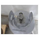 Gas Cylinder with Valve  - Industrial Gray