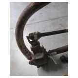 Earth Auger Post Hole Drill with Yellow Frame & Attachments