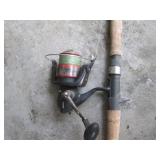 Okuma EVX Graphite Musky Rod with Penn Spinning Reel & Hair Jig