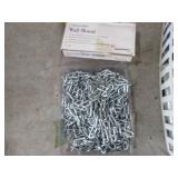 Assorted Zinc-Plated Hardware - Nuts, Bolts, Washers & Chain