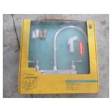 Menards Kitchen Faucet - Chrome Gooseneck with Spray