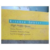 Menards Kitchen Faucet - Chrome Gooseneck with Spray