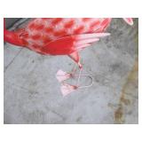 Pink Flamingo Lawn Ornament Outdoor Yard Decor