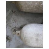 2 Large plastic buoys