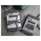 Milton Battery Charger & Maintainer & Mini-Mill Chain Saw Attachment Power Tools Lot