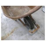 True Temper Wheelbarrow - 1-Wheel Yellow Metal Garden Tool