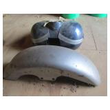 Harley-Davidson Gas Tank & Side Panel Set - Blue/Silver Emblem