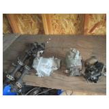 Automotive Engine Parts Assortment - Intake Manifolds, Carburetors & Related Components